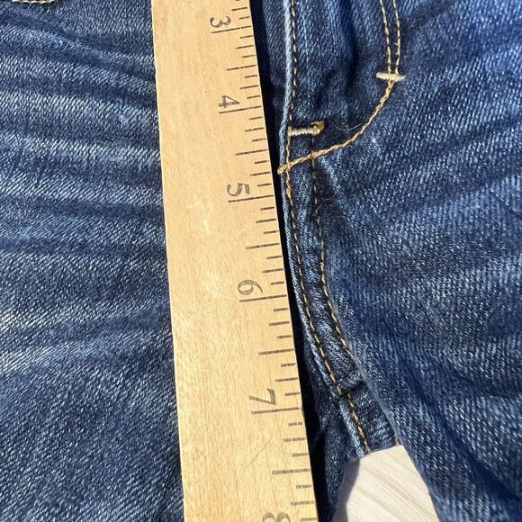 Womens ABERCROMBIE & FITCH Dark Wash Skinny Slim Low Rise Jeans 00 24” Floral - Picture 12 of 16